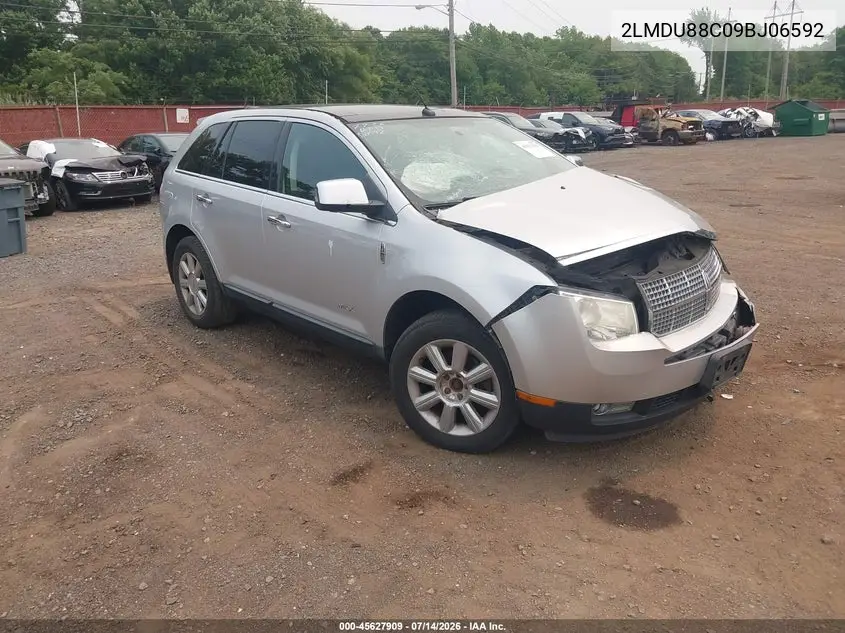 2009 Lincoln Mkx VIN: 2LMDU88C09BJ06592 Lot: 45627909