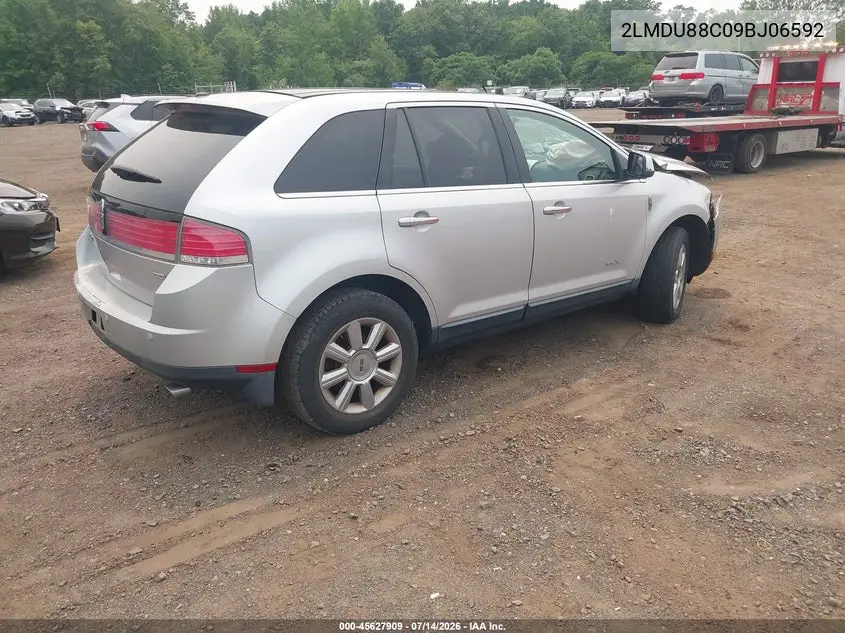 2009 Lincoln Mkx VIN: 2LMDU88C09BJ06592 Lot: 45627909