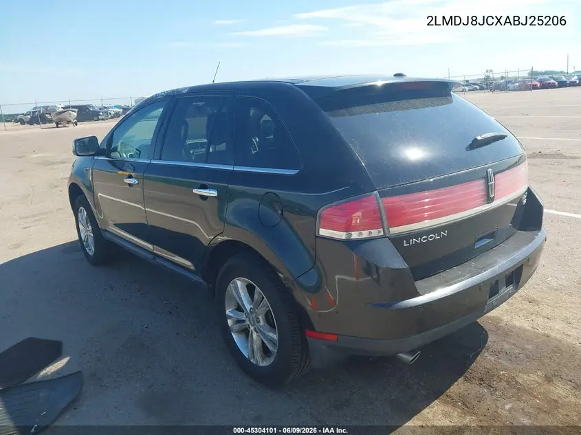 2010 Lincoln Mkx VIN: 2LMDJ8JCXABJ25206 Lot: 45304101