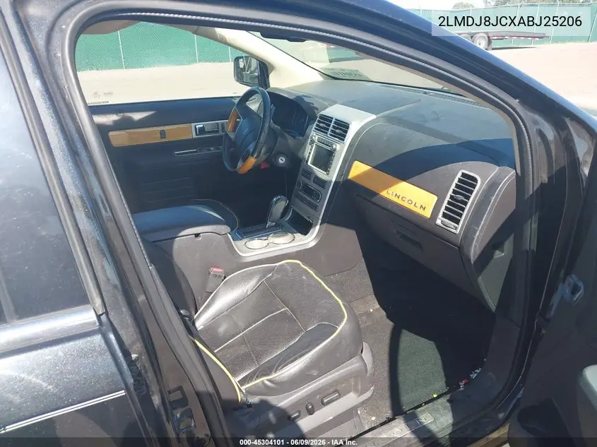 2010 Lincoln Mkx VIN: 2LMDJ8JCXABJ25206 Lot: 45304101