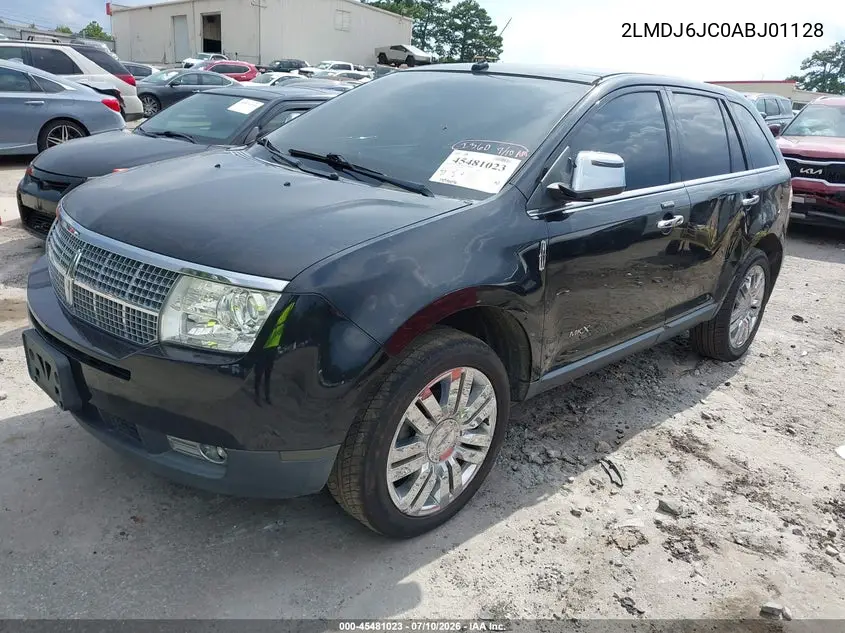 2010 Lincoln Mkx VIN: 2LMDJ6JC0ABJ01128 Lot: 45481023