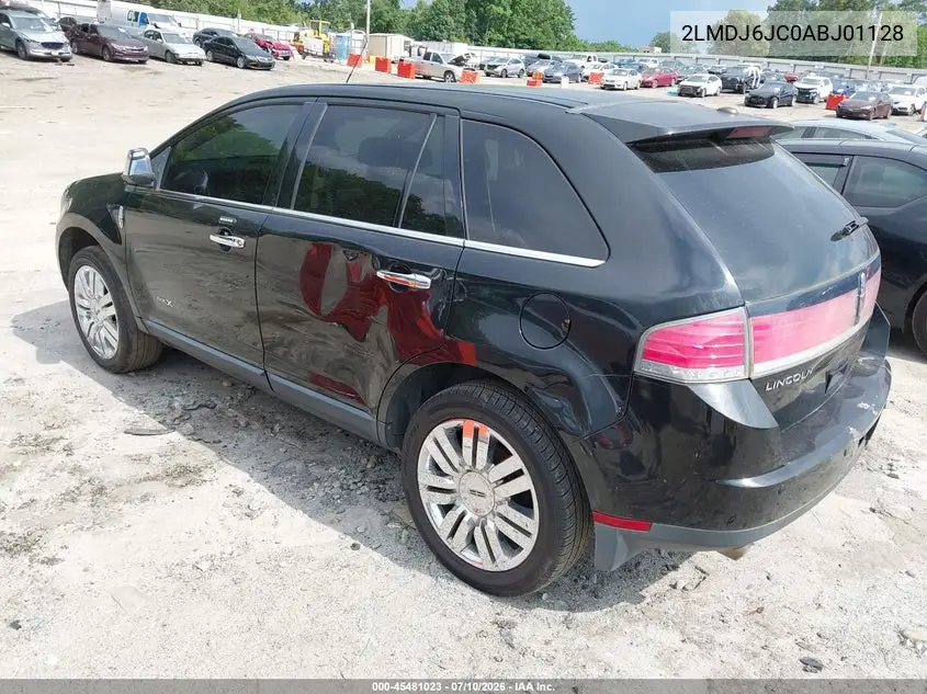 2010 Lincoln Mkx VIN: 2LMDJ6JC0ABJ01128 Lot: 45481023