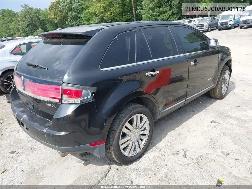 2010 Lincoln Mkx VIN: 2LMDJ6JC0ABJ01128 Lot: 45481023