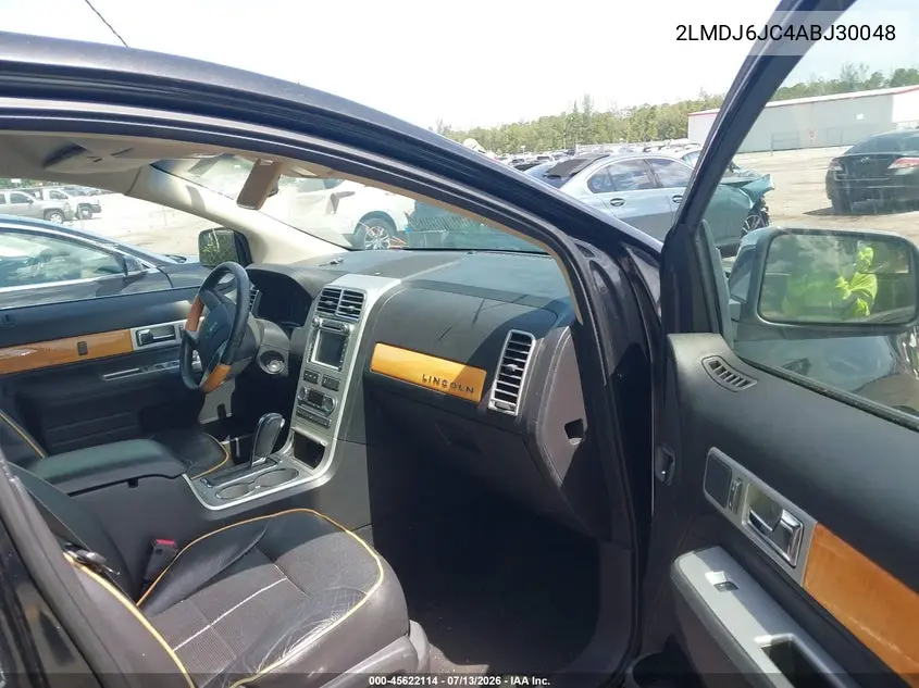 2010 Lincoln Mkx VIN: 2LMDJ6JC4ABJ30048 Lot: 45622114