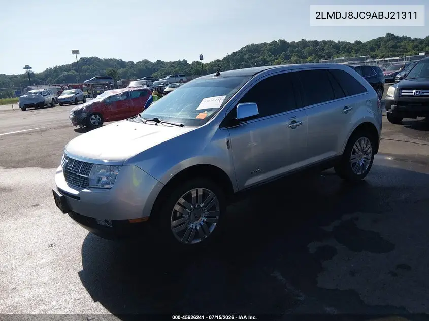 2010 Lincoln Mkx VIN: 2LMDJ8JC9ABJ21311 Lot: 45626241