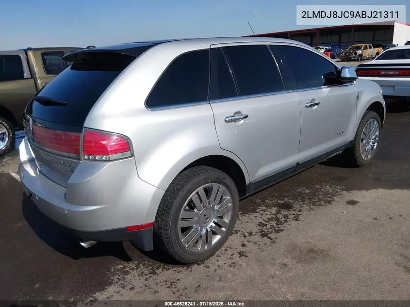 2010 Lincoln Mkx VIN: 2LMDJ8JC9ABJ21311 Lot: 45626241