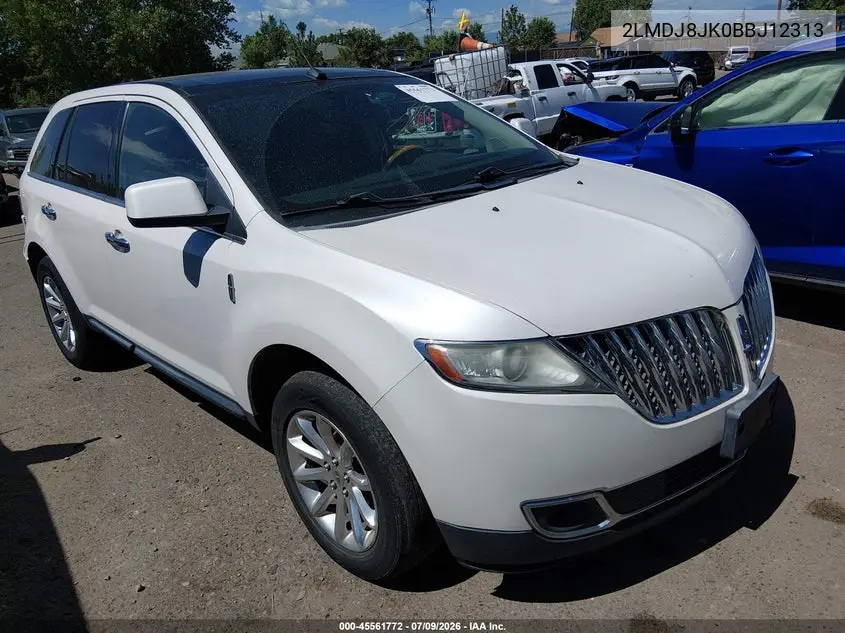 2011 Lincoln Mkx VIN: 2LMDJ8JK0BBJ12313 Lot: 45561772