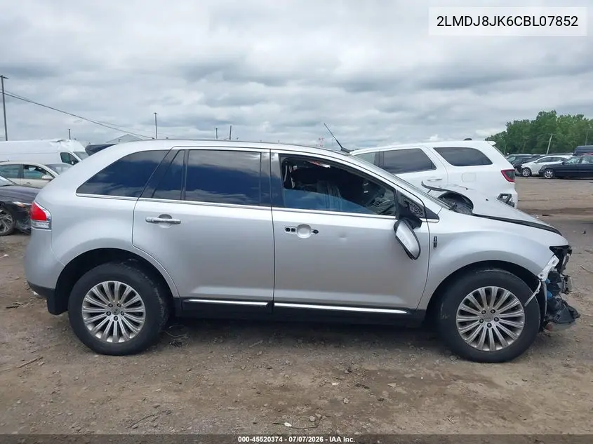 2012 Lincoln Mkx VIN: 2LMDJ8JK6CBL07852 Lot: 45520374