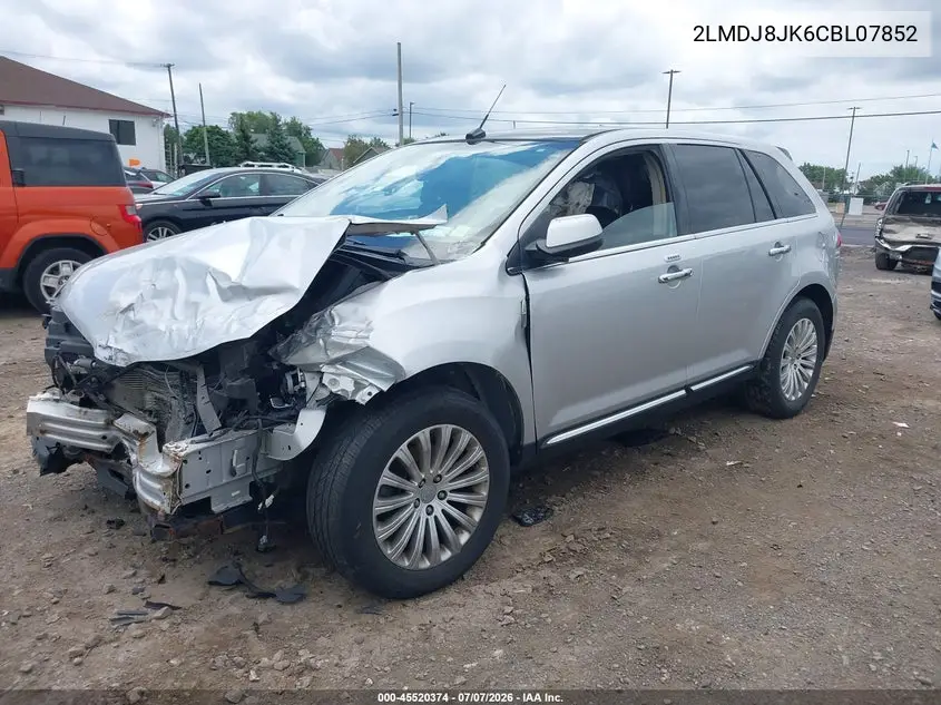 2012 Lincoln Mkx VIN: 2LMDJ8JK6CBL07852 Lot: 45520374