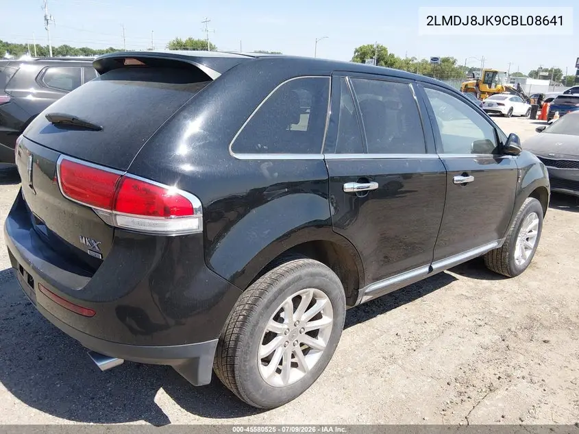 2012 Lincoln Mkx VIN: 2LMDJ8JK9CBL08641 Lot: 45580525
