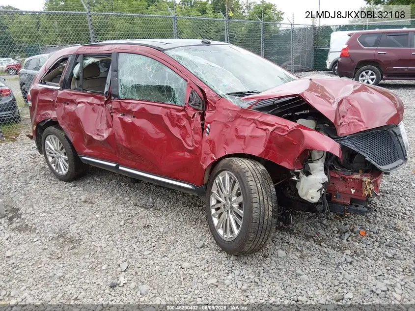 2013 Lincoln Mkx VIN: 2LMDJ8JKXDBL32108 Lot: 45290402