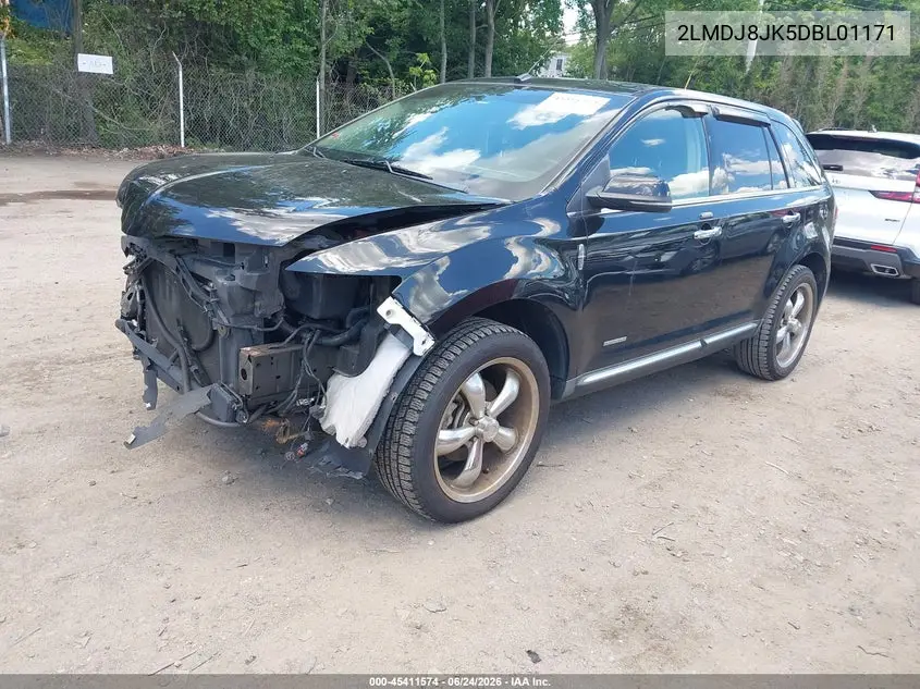 2013 Lincoln Mkx VIN: 2LMDJ8JK5DBL01171 Lot: 45411574
