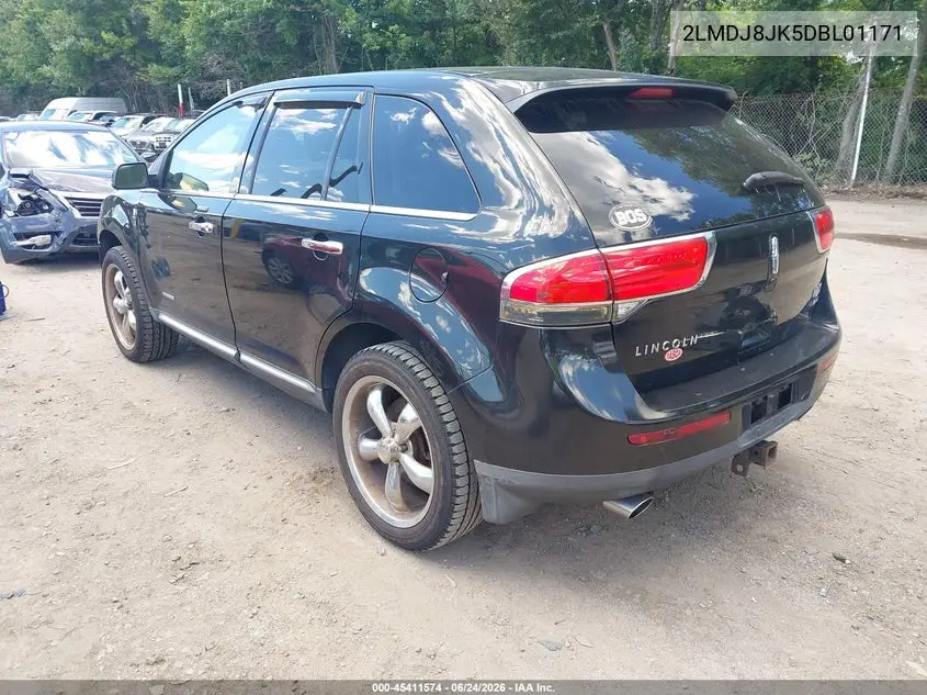 2013 Lincoln Mkx VIN: 2LMDJ8JK5DBL01171 Lot: 45411574