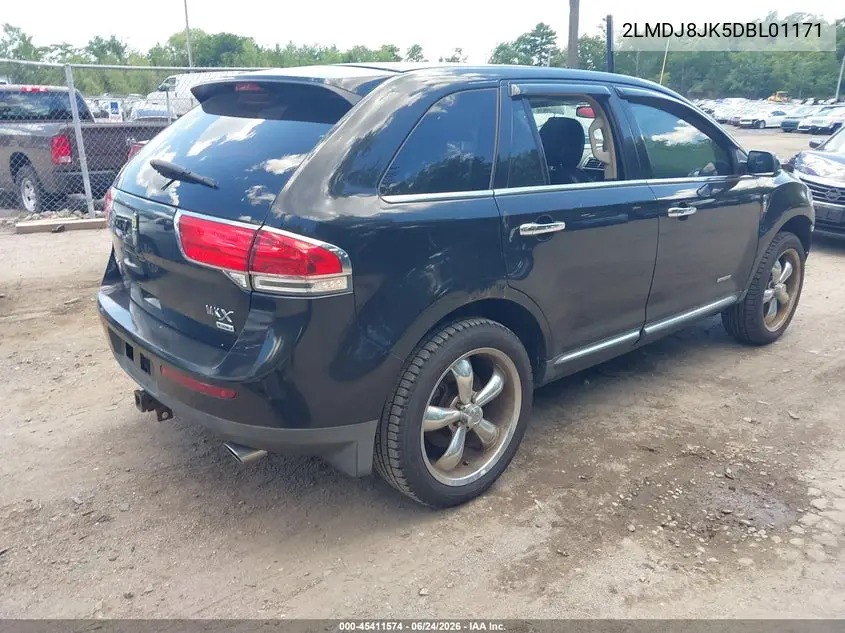 2013 Lincoln Mkx VIN: 2LMDJ8JK5DBL01171 Lot: 45411574