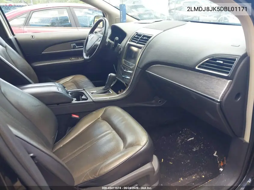 2013 Lincoln Mkx VIN: 2LMDJ8JK5DBL01171 Lot: 45411574