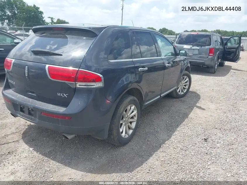 2013 Lincoln Mkx VIN: 2LMDJ6JKXDBL44408 Lot: 45506170