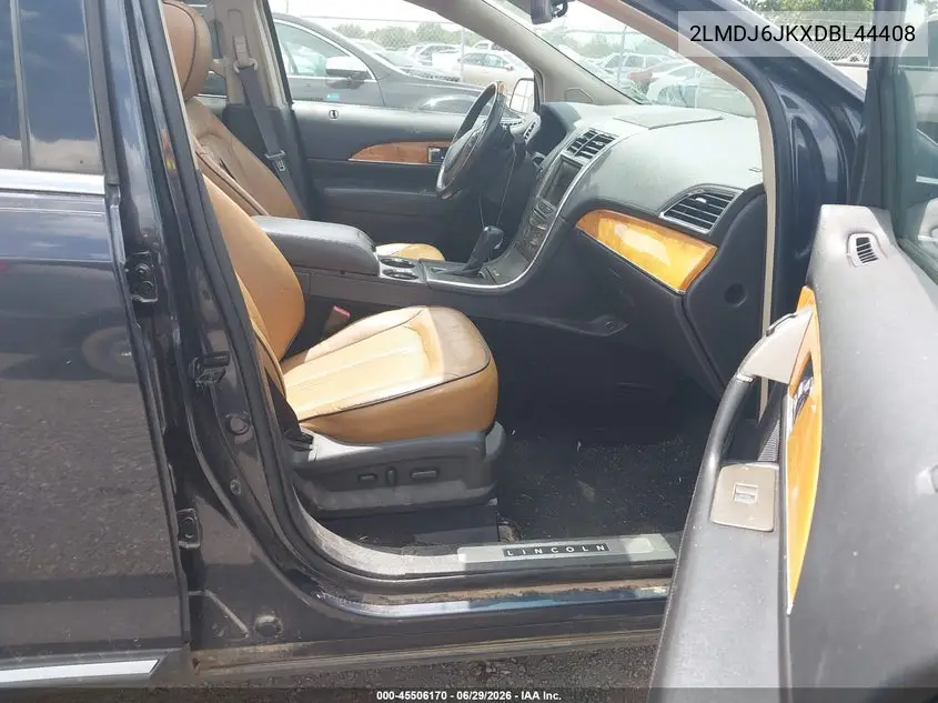 2013 Lincoln Mkx VIN: 2LMDJ6JKXDBL44408 Lot: 45506170
