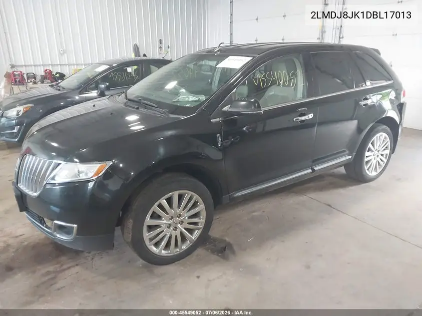 2013 Lincoln Mkx VIN: 2LMDJ8JK1DBL17013 Lot: 45549052