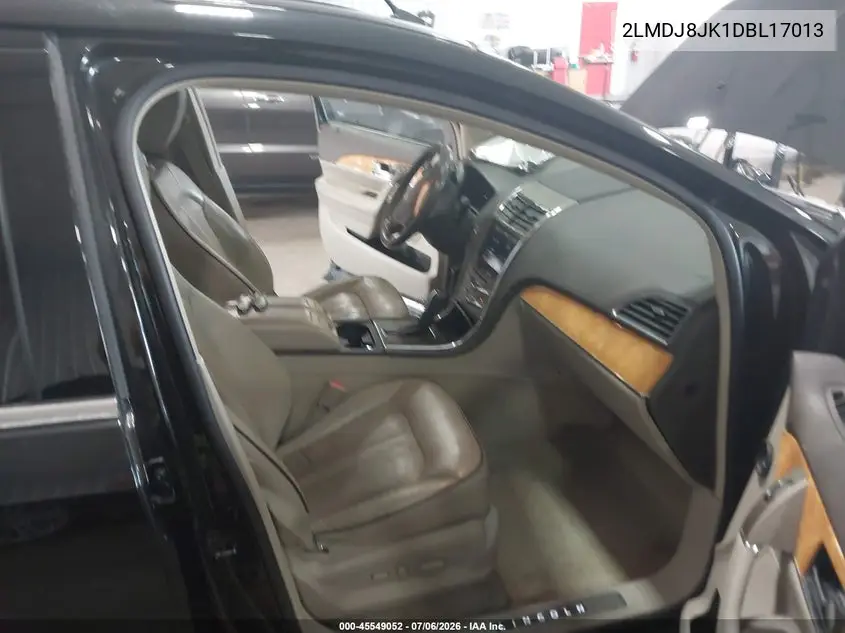 2013 Lincoln Mkx VIN: 2LMDJ8JK1DBL17013 Lot: 45549052