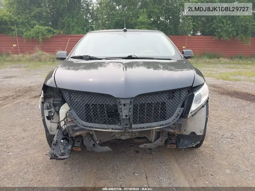 2013 Lincoln Mkx VIN: 2LMDJ8JK1DBL29727 Lot: 45622128