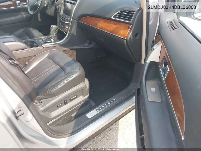2013 Lincoln Mkx VIN: 2LMDJ8JK4DBL06863 Lot: 45647432
