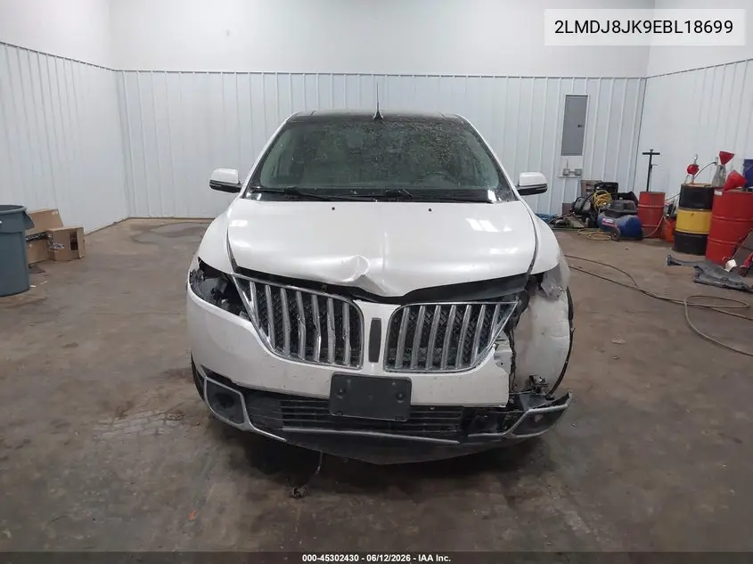 2014 Lincoln Mkx VIN: 2LMDJ8JK9EBL18699 Lot: 45302430