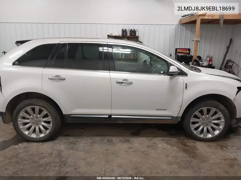 2014 Lincoln Mkx VIN: 2LMDJ8JK9EBL18699 Lot: 45302430