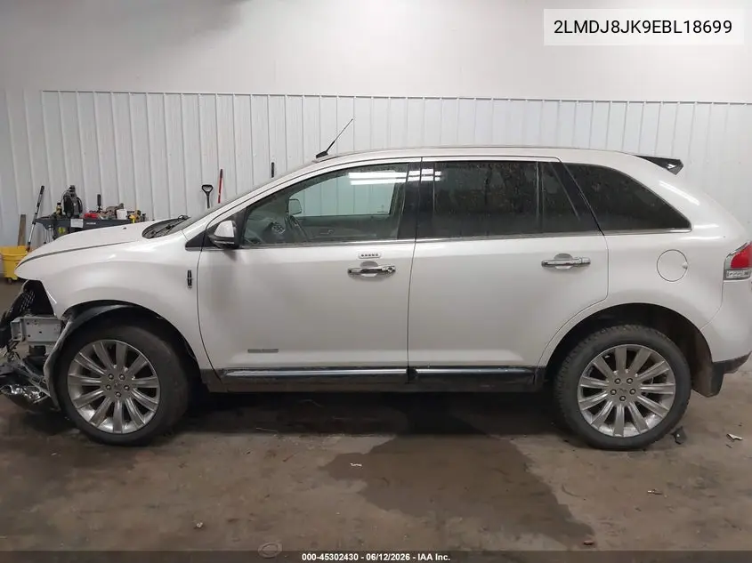 2014 Lincoln Mkx VIN: 2LMDJ8JK9EBL18699 Lot: 45302430