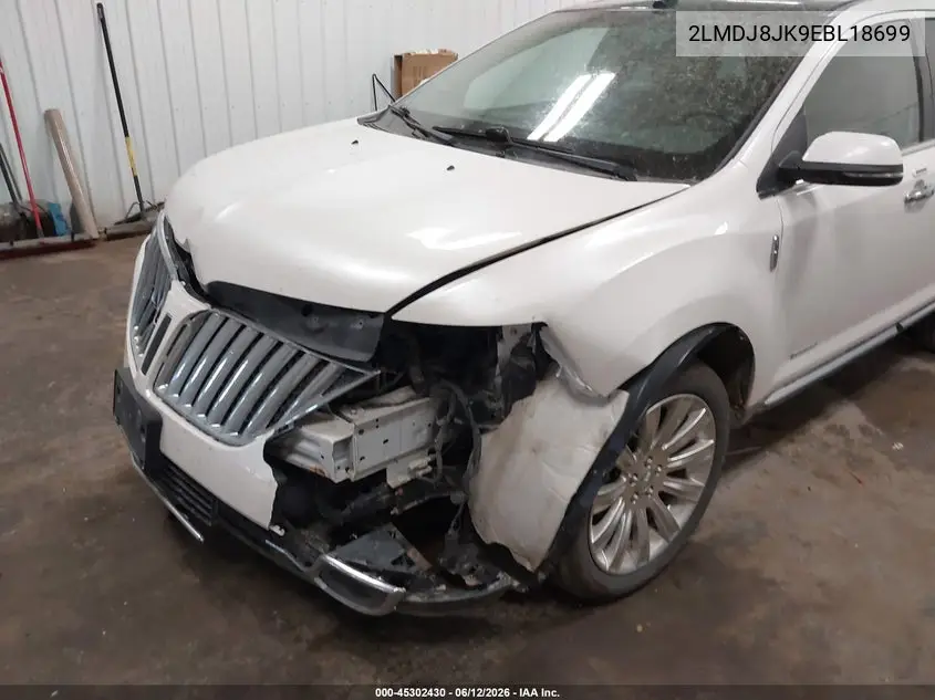 2014 Lincoln Mkx VIN: 2LMDJ8JK9EBL18699 Lot: 45302430