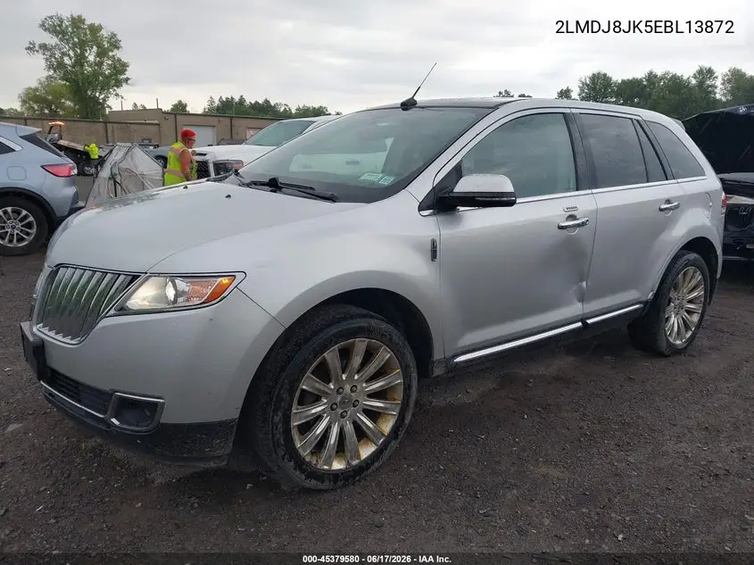 2014 Lincoln Mkx VIN: 2LMDJ8JK5EBL13872 Lot: 45379580