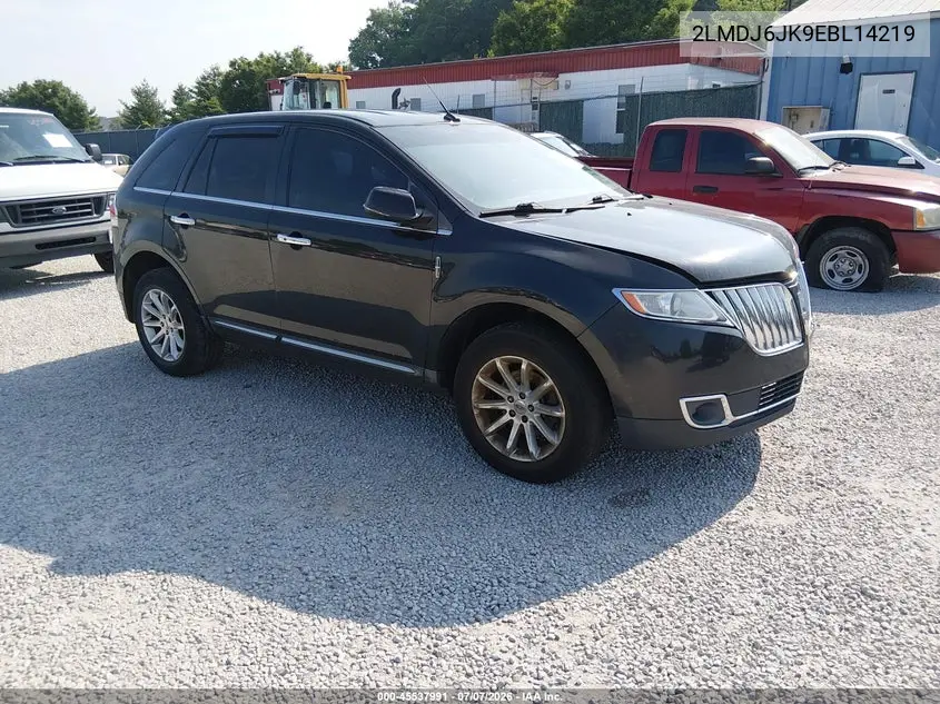 2014 Lincoln Mkx VIN: 2LMDJ6JK9EBL14219 Lot: 45537991