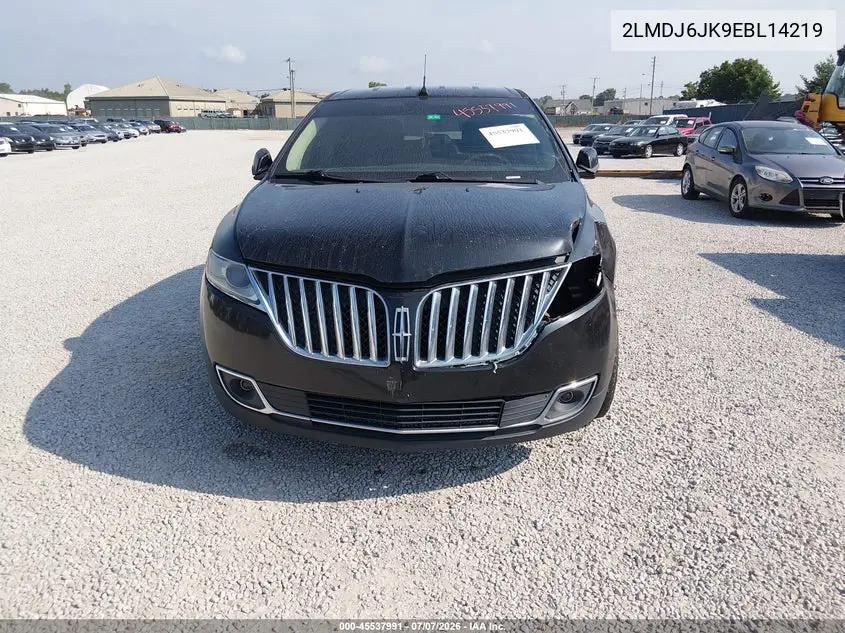 2014 Lincoln Mkx VIN: 2LMDJ6JK9EBL14219 Lot: 45537991