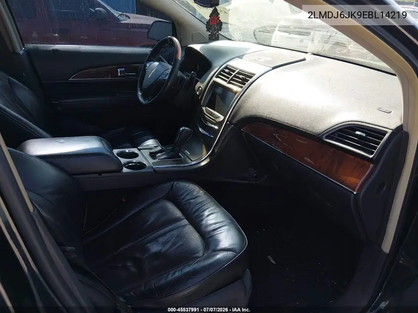 2014 Lincoln Mkx VIN: 2LMDJ6JK9EBL14219 Lot: 45537991