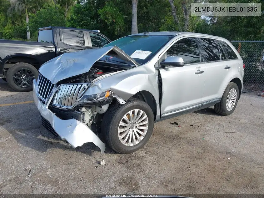 2014 Lincoln Mkx VIN: 2LMDJ6JK1EBL01335 Lot: 45561746