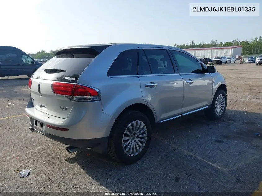 2014 Lincoln Mkx VIN: 2LMDJ6JK1EBL01335 Lot: 45561746