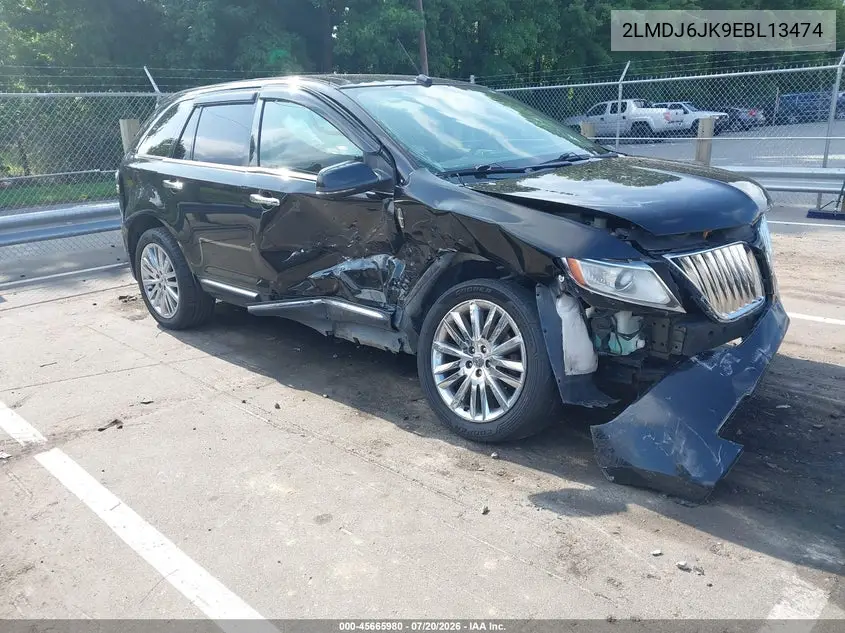 2014 Lincoln Mkx VIN: 2LMDJ6JK9EBL13474 Lot: 45665980