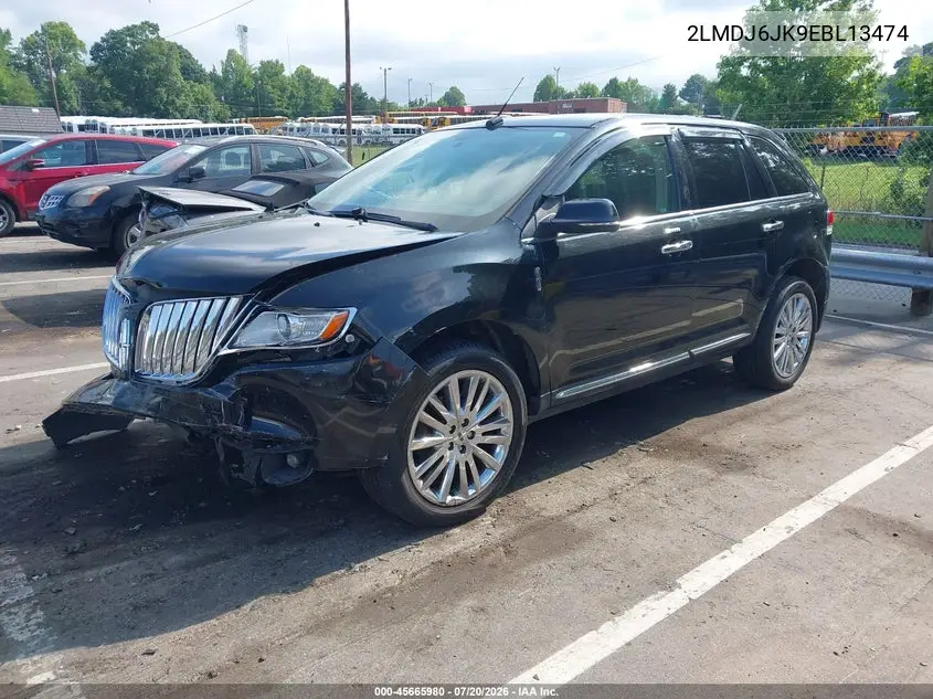 2014 Lincoln Mkx VIN: 2LMDJ6JK9EBL13474 Lot: 45665980