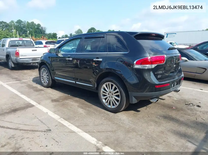 2014 Lincoln Mkx VIN: 2LMDJ6JK9EBL13474 Lot: 45665980