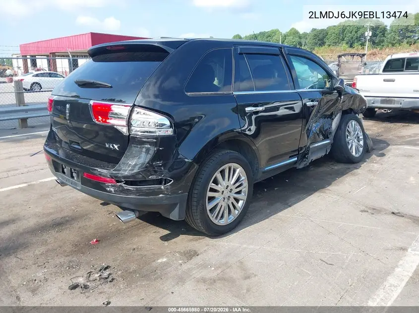 2014 Lincoln Mkx VIN: 2LMDJ6JK9EBL13474 Lot: 45665980