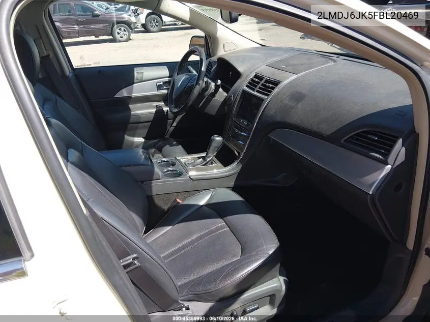 2015 Lincoln Mkx VIN: 2LMDJ6JK5FBL20469 Lot: 45359993