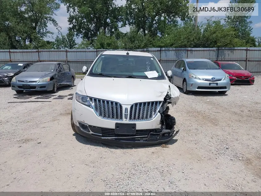 2015 Lincoln Mkx VIN: 2LMDJ6JK3FBL30689 Lot: 45561324