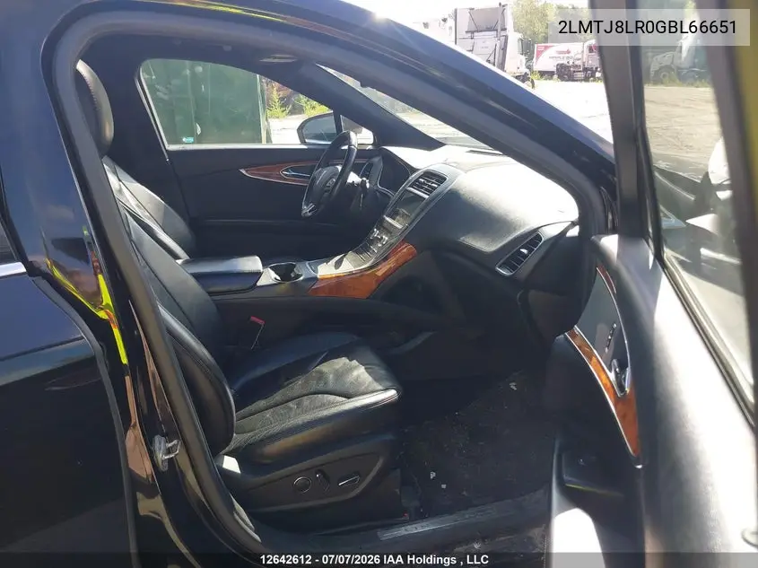 2016 Lincoln Mkx VIN: 2LMTJ8LR0GBL66651 Lot: 12642612