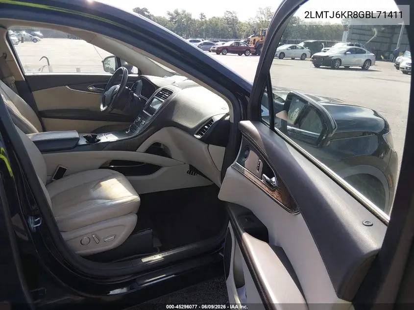 2016 Lincoln Mkx Select VIN: 2LMTJ6KR8GBL71411 Lot: 45296077