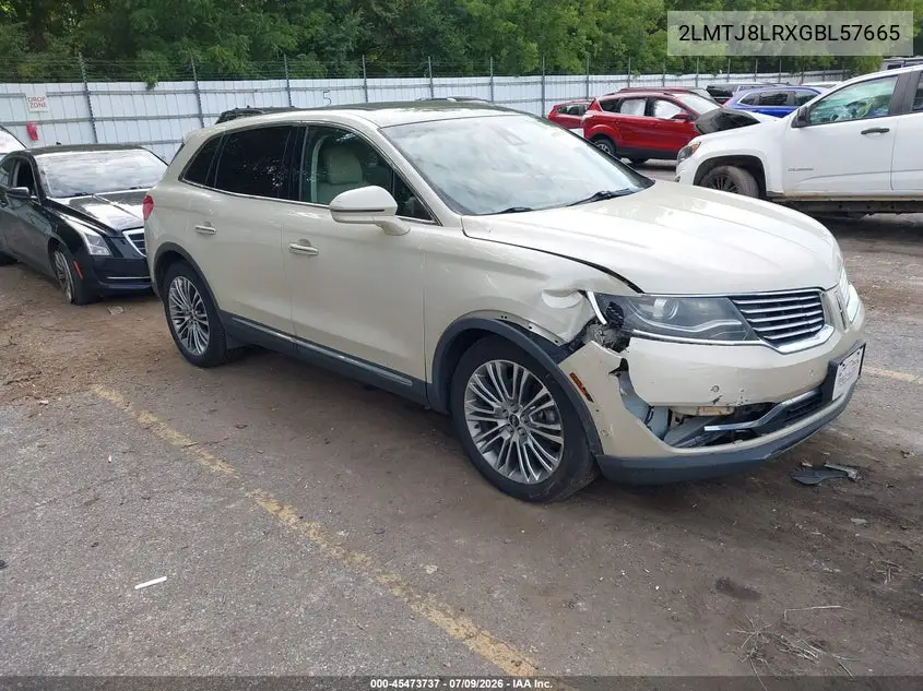 2016 Lincoln Mkx Reserve VIN: 2LMTJ8LRXGBL57665 Lot: 45473737