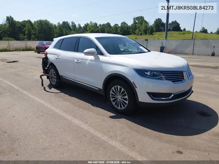 2016 Lincoln Mkx Select VIN: 2LMTJ8KR5GBL84273 Lot: 45573205