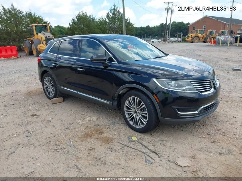 2017 Lincoln Mkx Reserve VIN: 2LMPJ6LR4HBL35183 Lot: 45491870