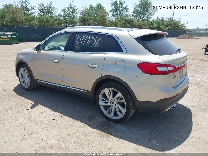 2017 Lincoln Mkx Reserve VIN: 2LMPJ8LR3HBL13025 Lot: 45499237