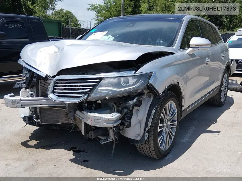 2017 Lincoln Mkx Reserve VIN: 2LMPJ8LR0HBL17873 Lot: 45525361
