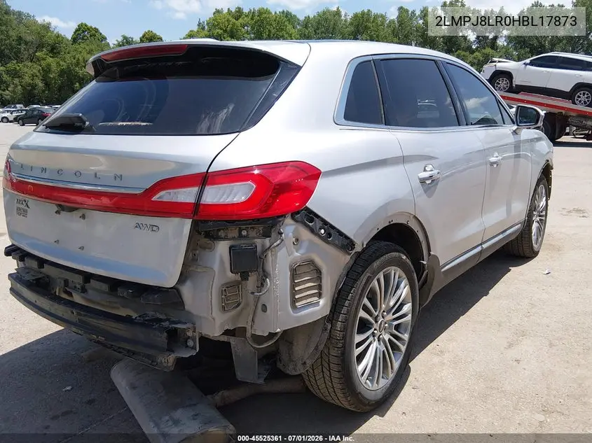 2017 Lincoln Mkx Reserve VIN: 2LMPJ8LR0HBL17873 Lot: 45525361