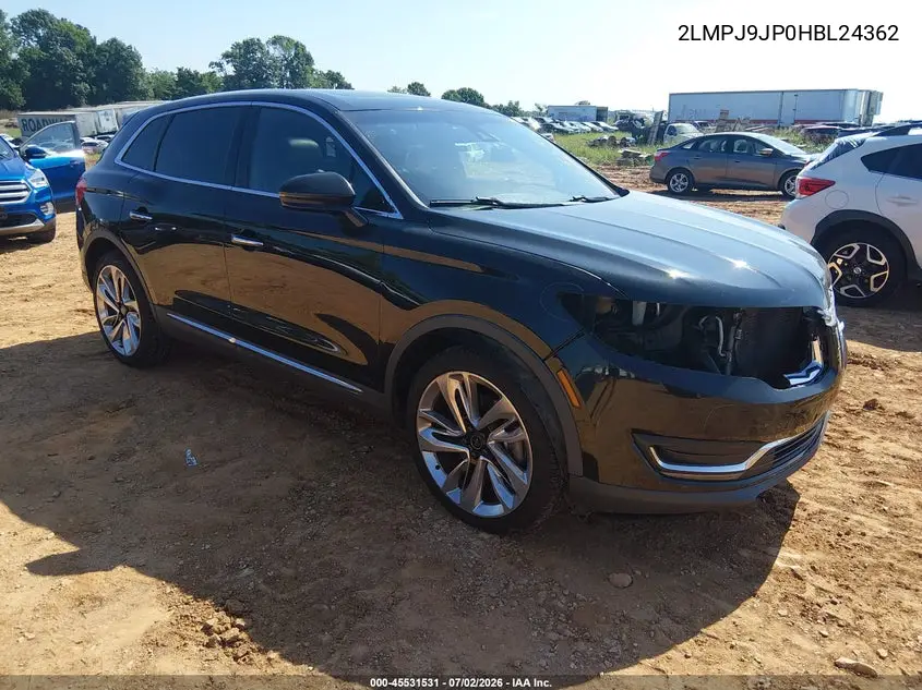 2017 Lincoln Mkx Black Label VIN: 2LMPJ9JP0HBL24362 Lot: 45531531